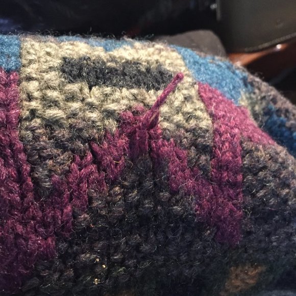 VINTAGE BOSTON TRADER'S KNITTED WOOL SWEATER SIZE L - Picture 9 of 10